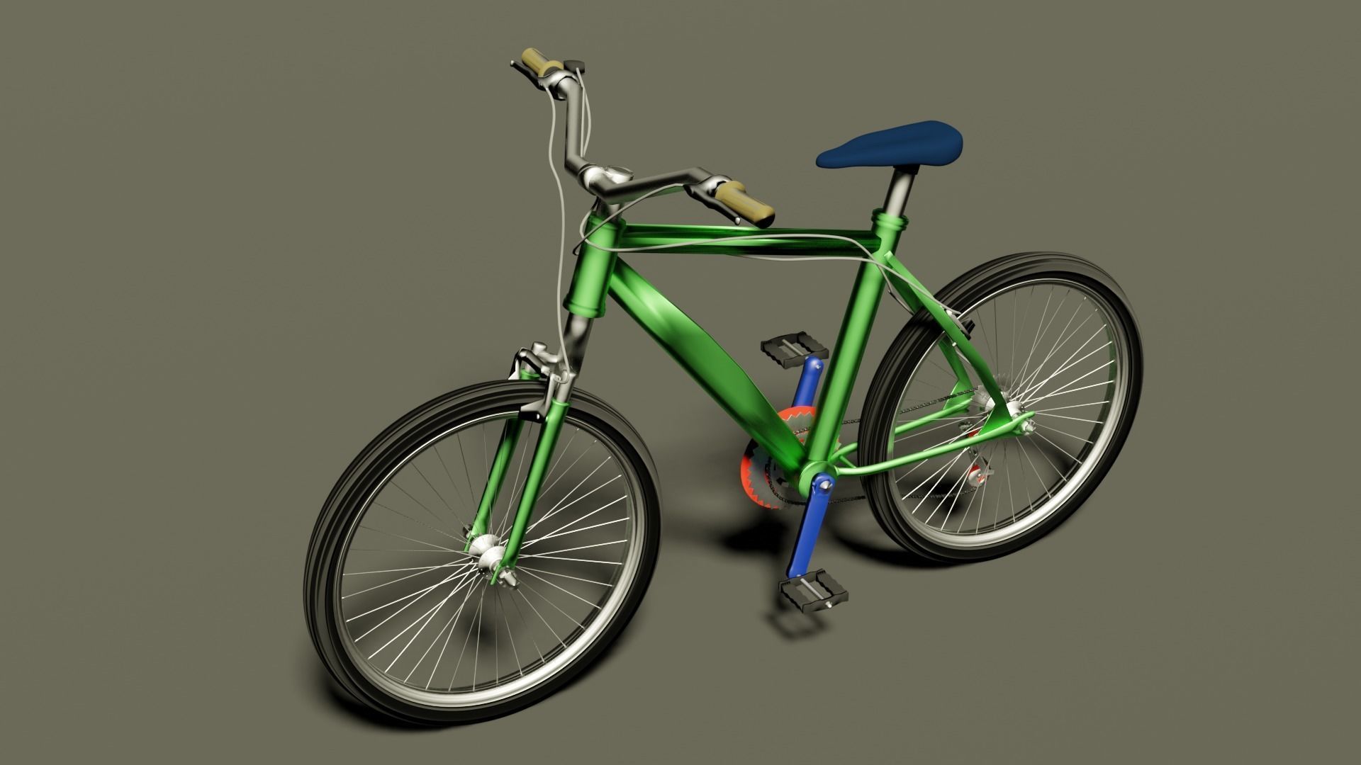MountainBicycle bicycle Free 3D model_1