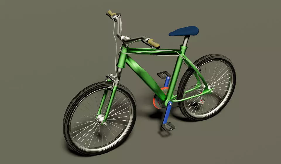 MountainBicycle bicycle Free 3D model_0