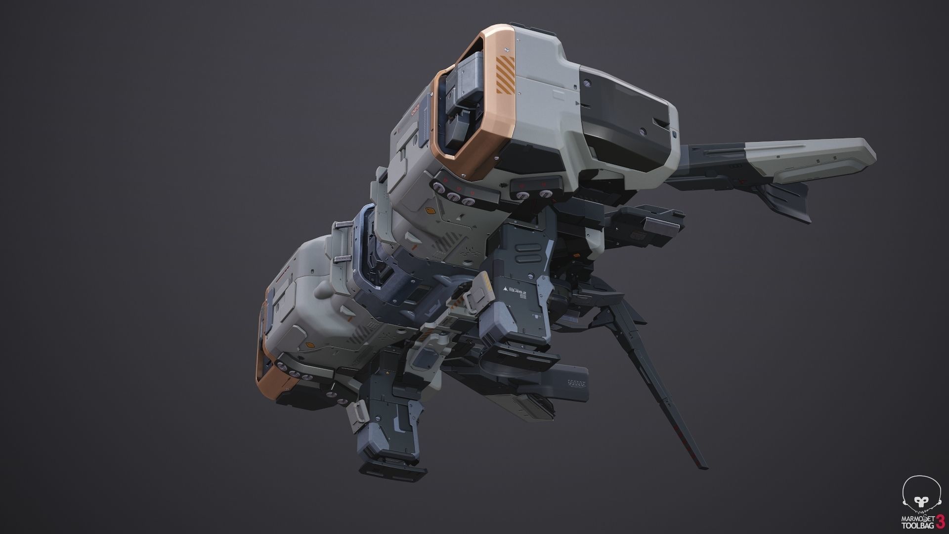 sci-fi model536 3D model 3D model_2