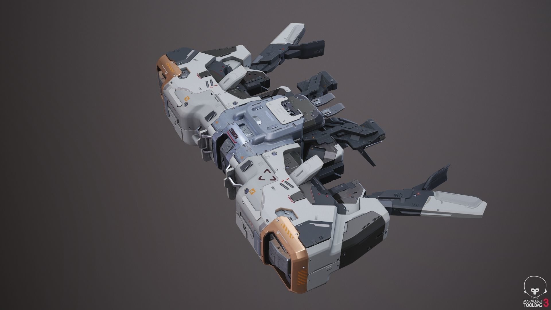 sci-fi model536 3D model 3D model_4