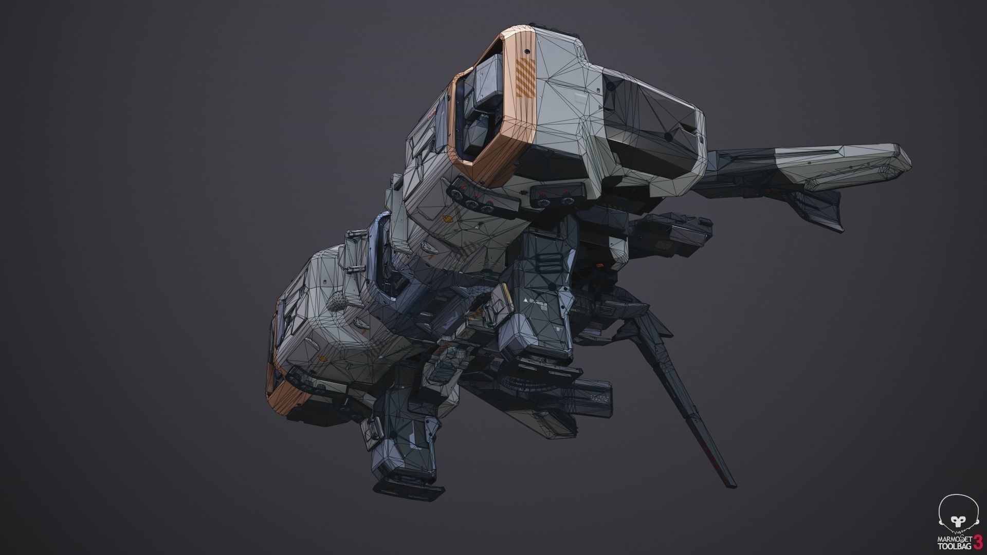 sci-fi model536 3D model 3D model_3