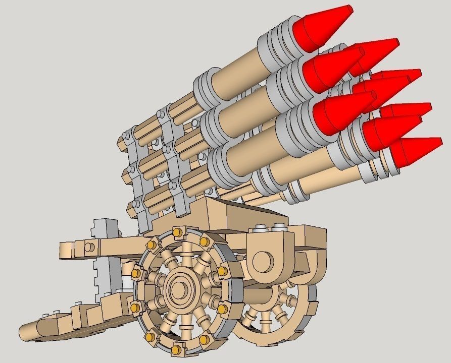 10mm Imperious Hell-Storm Rocket Battery 3D print model_4