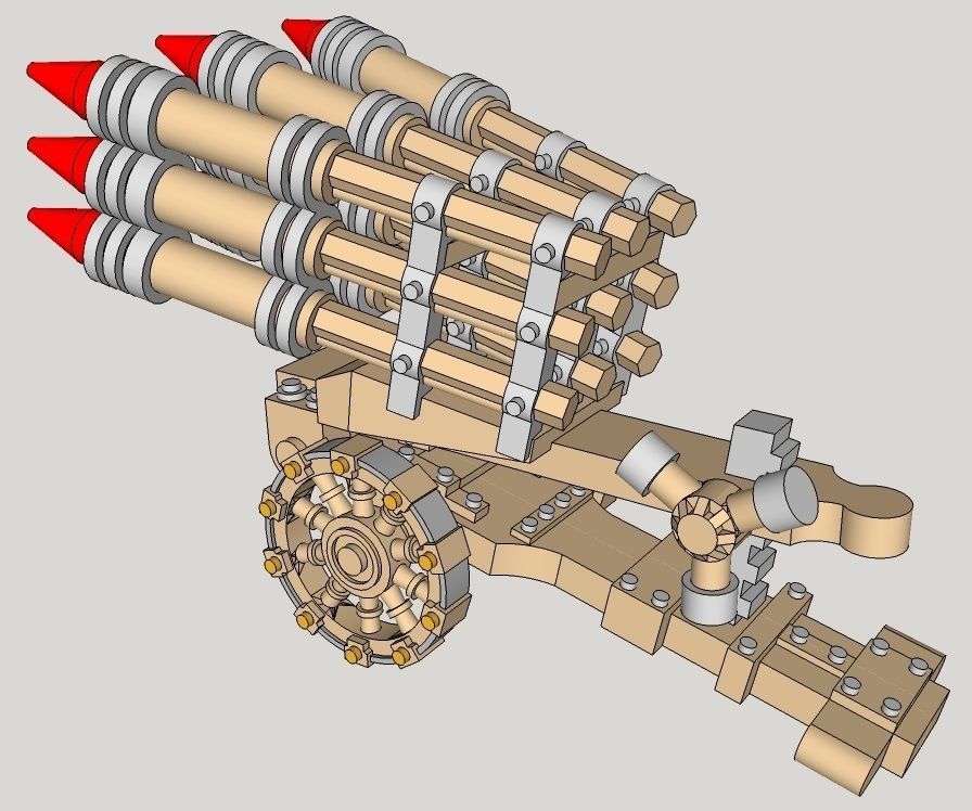 10mm Imperious Hell-Storm Rocket Battery 3D print model_3
