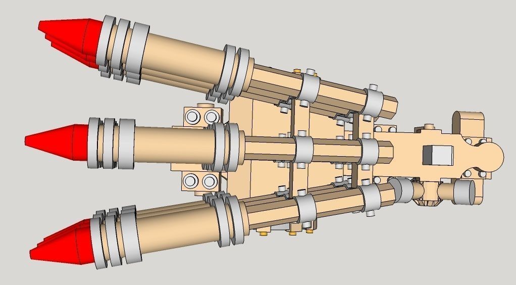 10mm Imperious Hell-Storm Rocket Battery 3D print model_2