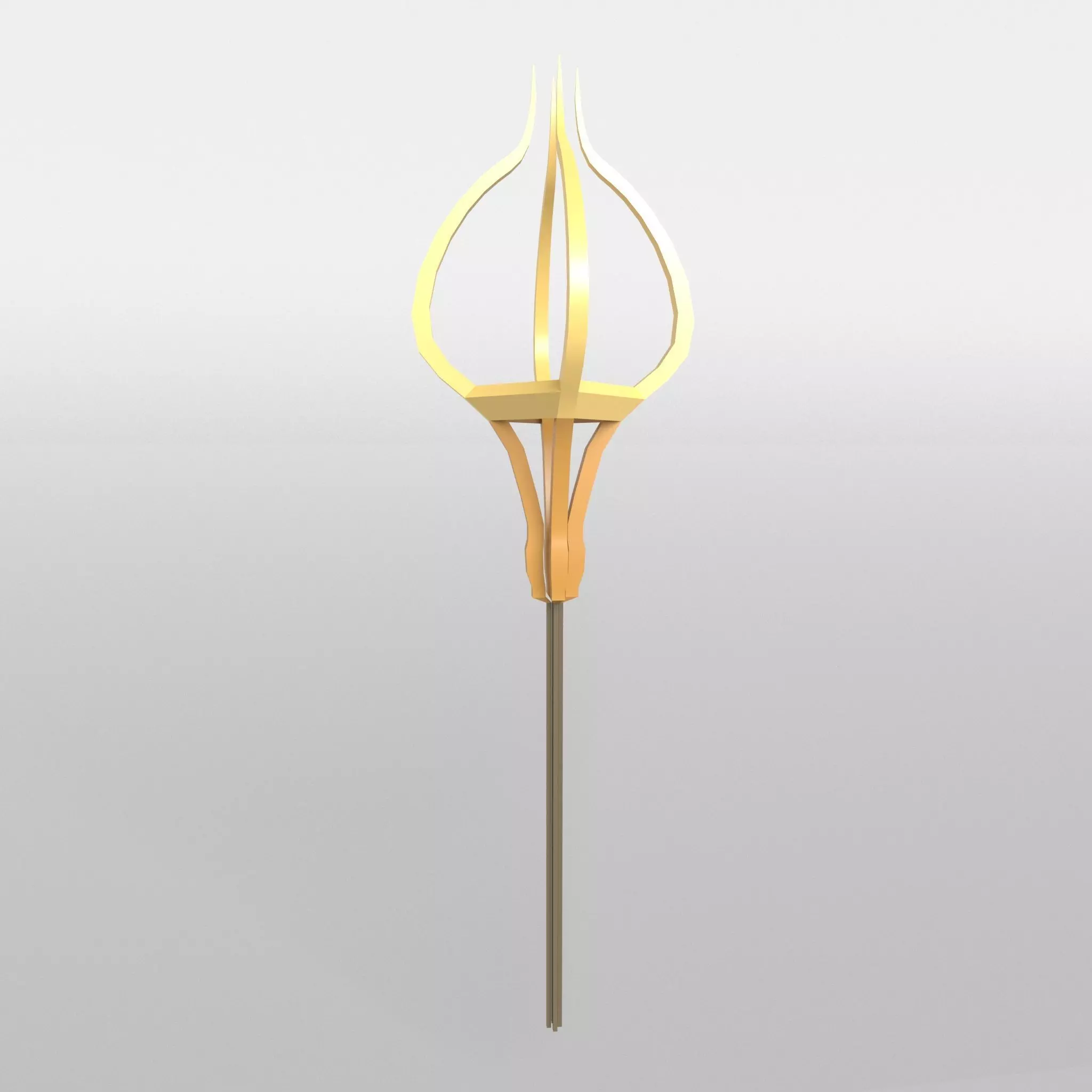 Lowpoly Sword 015 Low-poly 3D model_0
