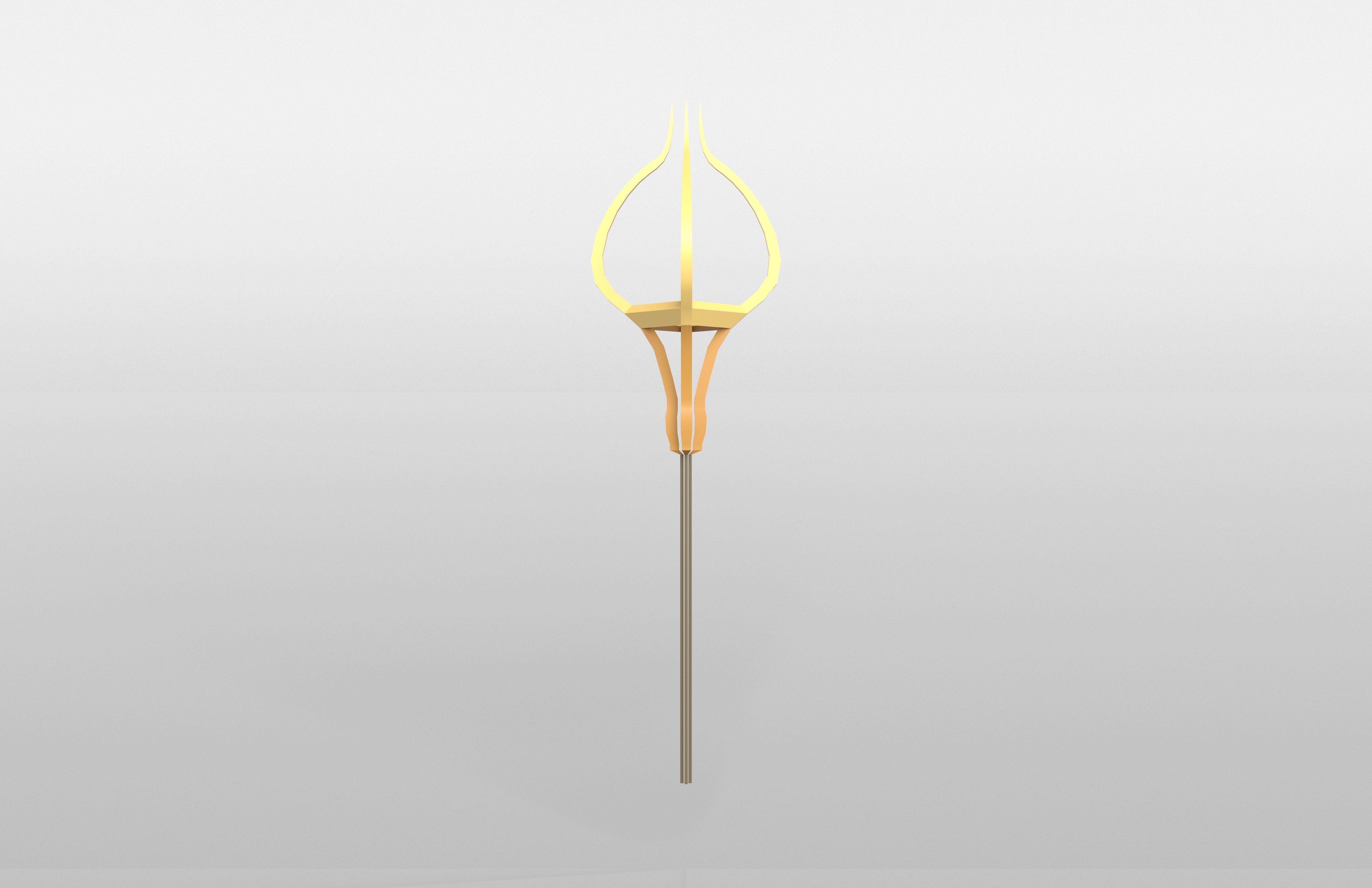 Lowpoly Sword 015 Low-poly 3D model_1
