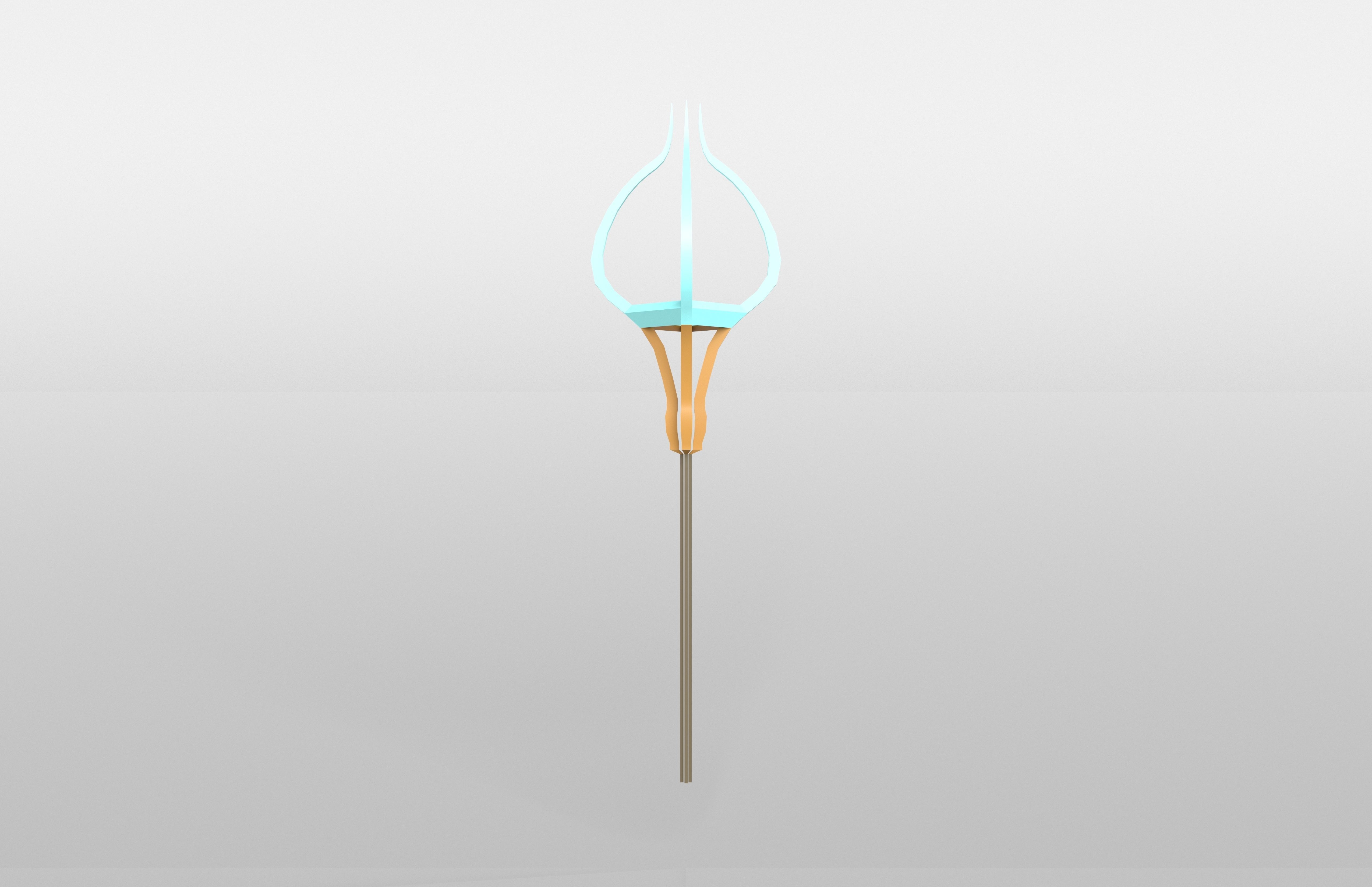 Lowpoly Sword 016 Low-poly 3D model_1