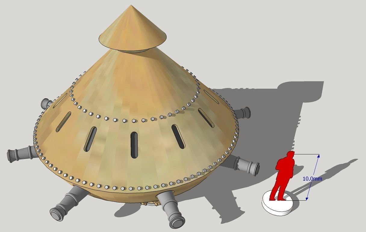10mm Da Vinci Steam-Tank 3D print model_2