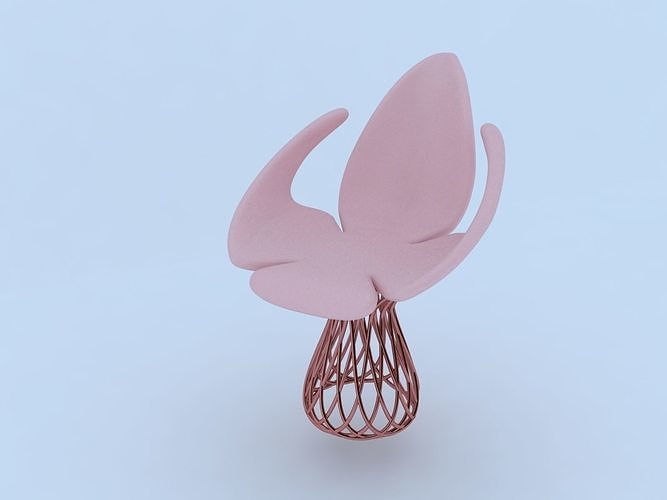 ballerina chair   Free 3D model