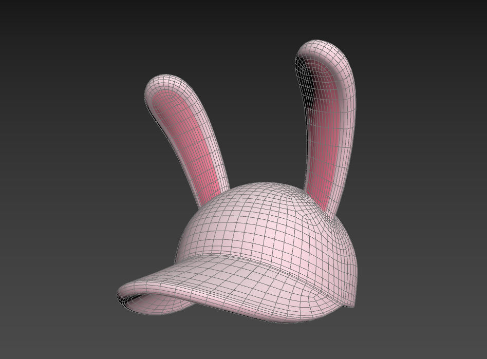 Rabbit Cap 3D model_15
