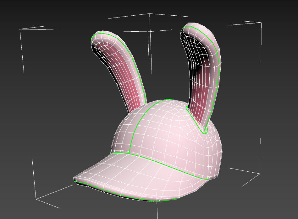 Rabbit Cap 3D model_20