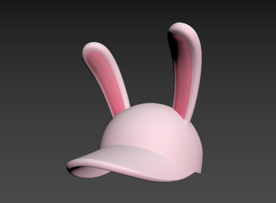 Rabbit Cap 3D model_13