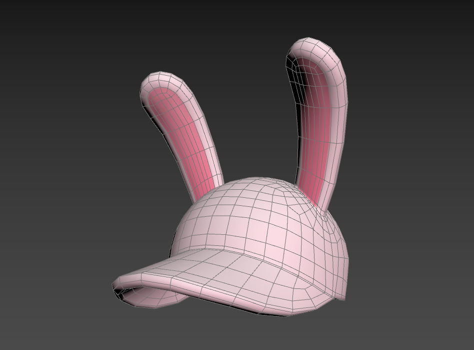 Rabbit Cap 3D model_14