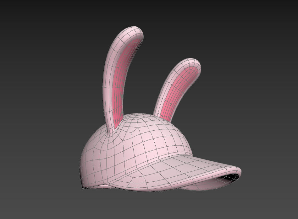 Rabbit Cap 3D model_16