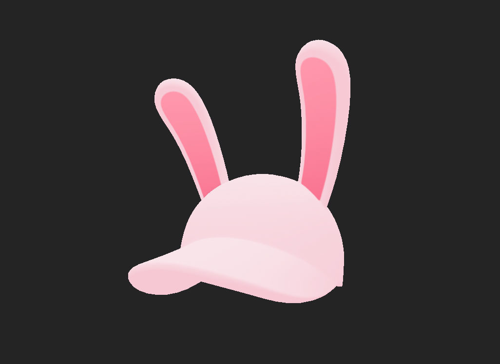Rabbit Cap 3D model_8