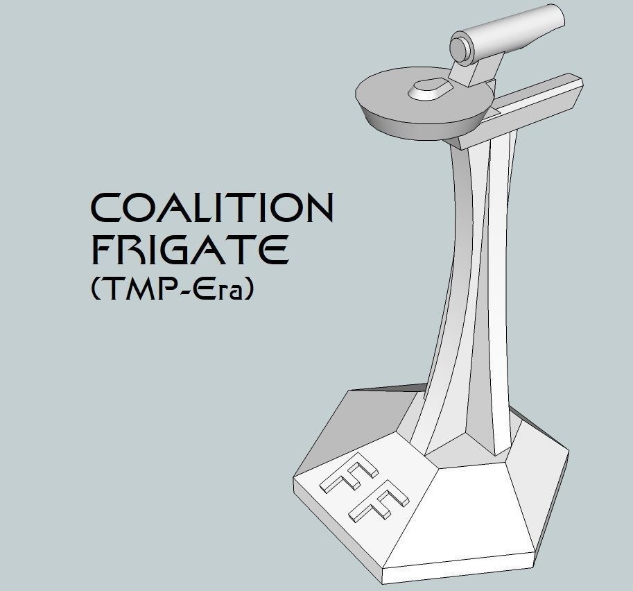 MicroFleet TMP-Era Coalition Flotilla Starship Pack 3D print model_8