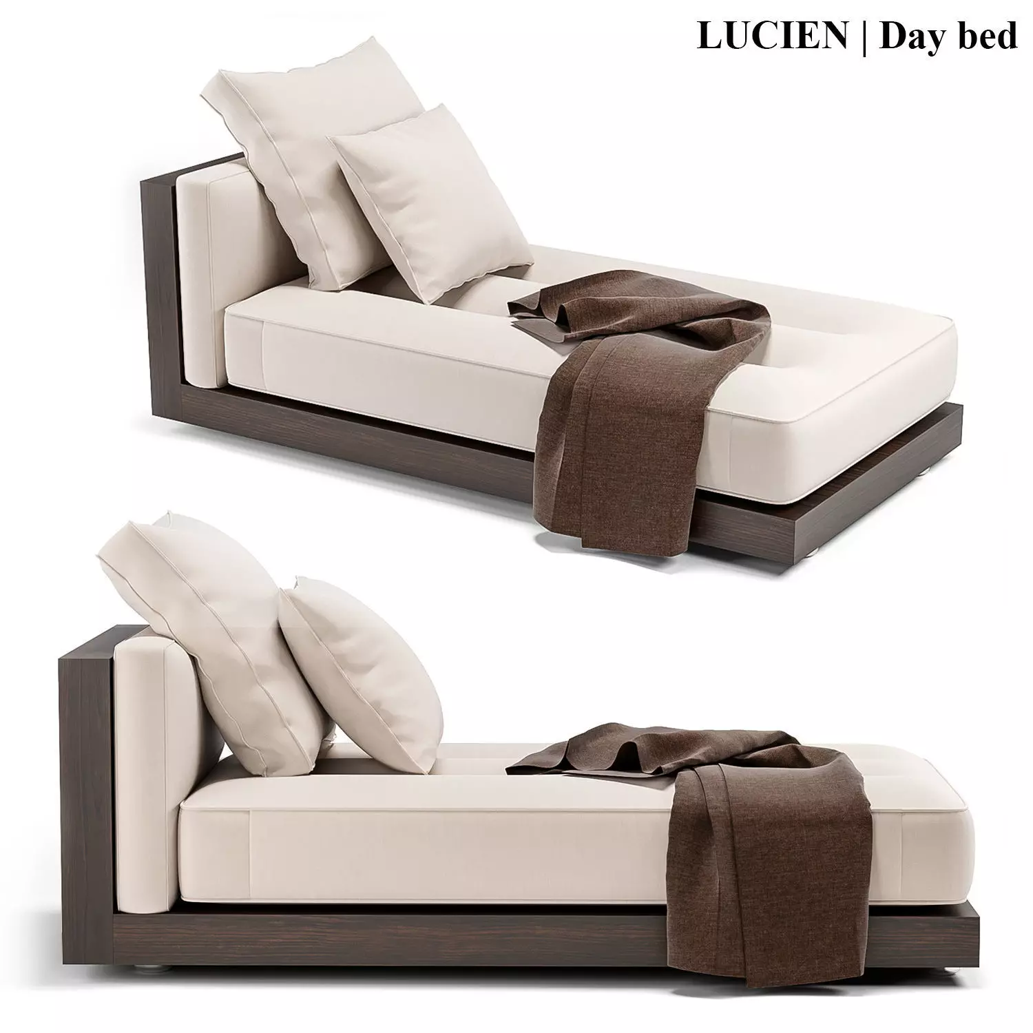 Lucien Day bed Mood by Flexform 3D model