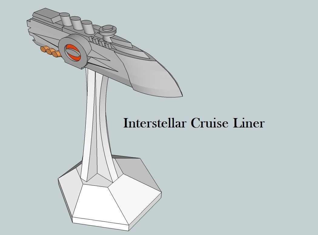 MicroFleet Scenario-Fodder Starship Pack 3D print model_2