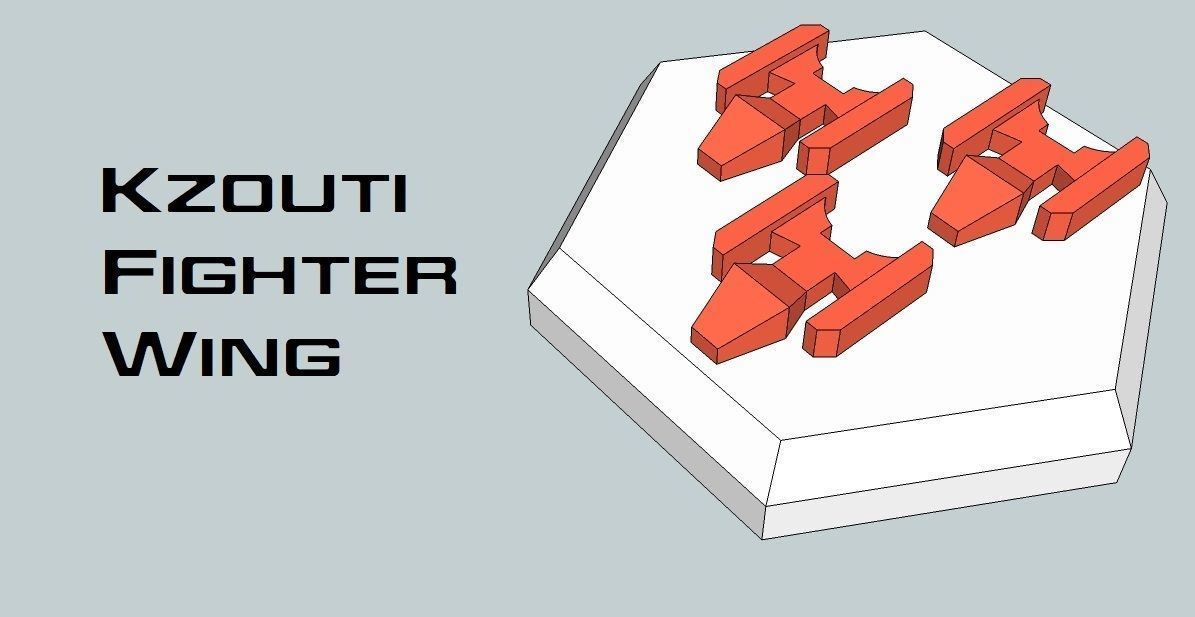 MicroFleet Kzouti Pride Starship Pack 3D print model_9