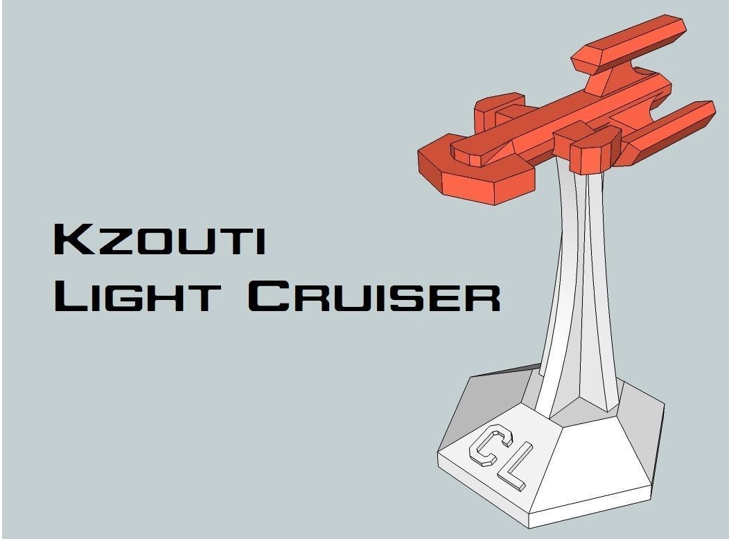 MicroFleet Kzouti Pride Starship Pack 3D print model_5