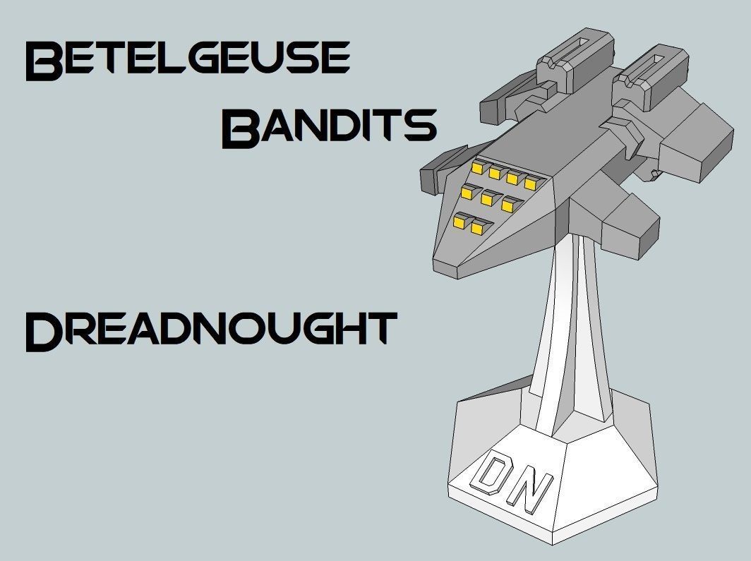 MicroFleet Betelgeuse Bandits Starship Pack 3D print model_7