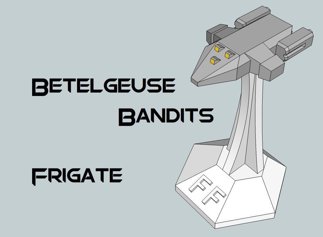 MicroFleet Betelgeuse Bandits Starship Pack 3D print model_8