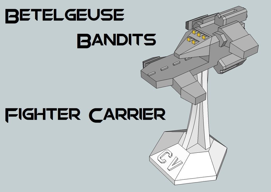 MicroFleet Betelgeuse Bandits Starship Pack 3D print model_5