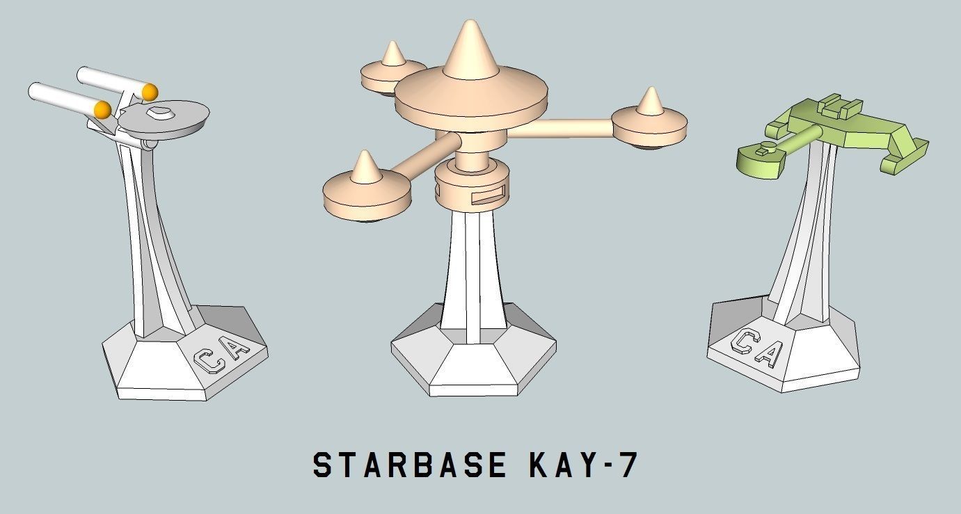 MicroFleet Starbases and Outposts Pack 3D print model_5