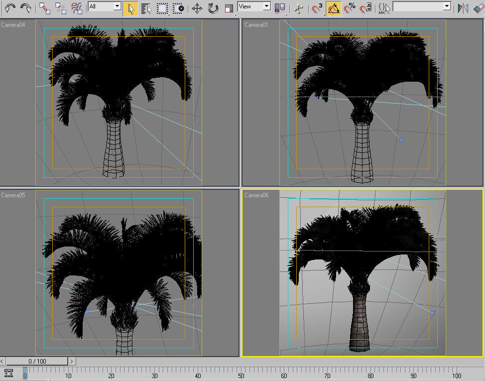 Palm tree 05 3D model_5