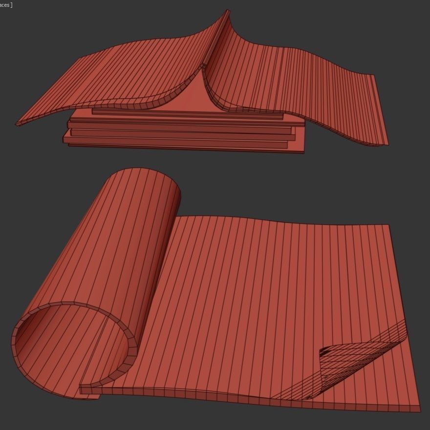 Magazines stack 3D model_11