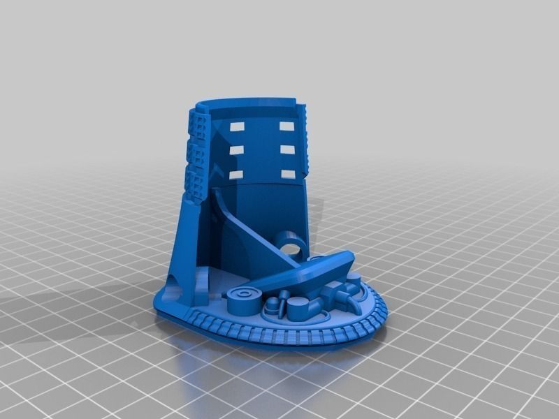 Openable Detailed Dalek Free 3D print model_9