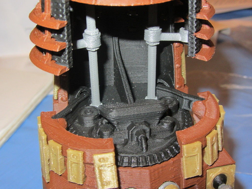 Openable Detailed Dalek Free 3D print model_4