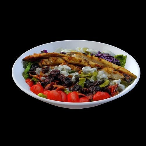 Chicken Cobb Salad  Low-poly 3D model 6
