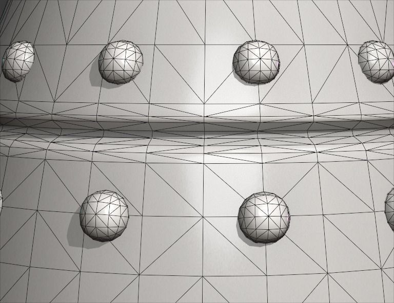 Cartoon Rocket PBR Low-poly 3D model_16