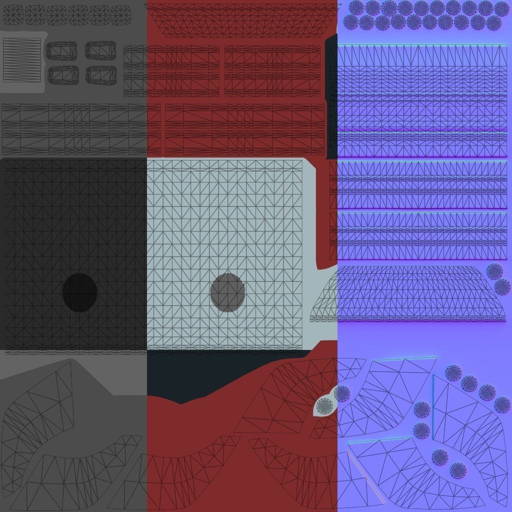 Cartoon Rocket PBR Low-poly 3D model_13