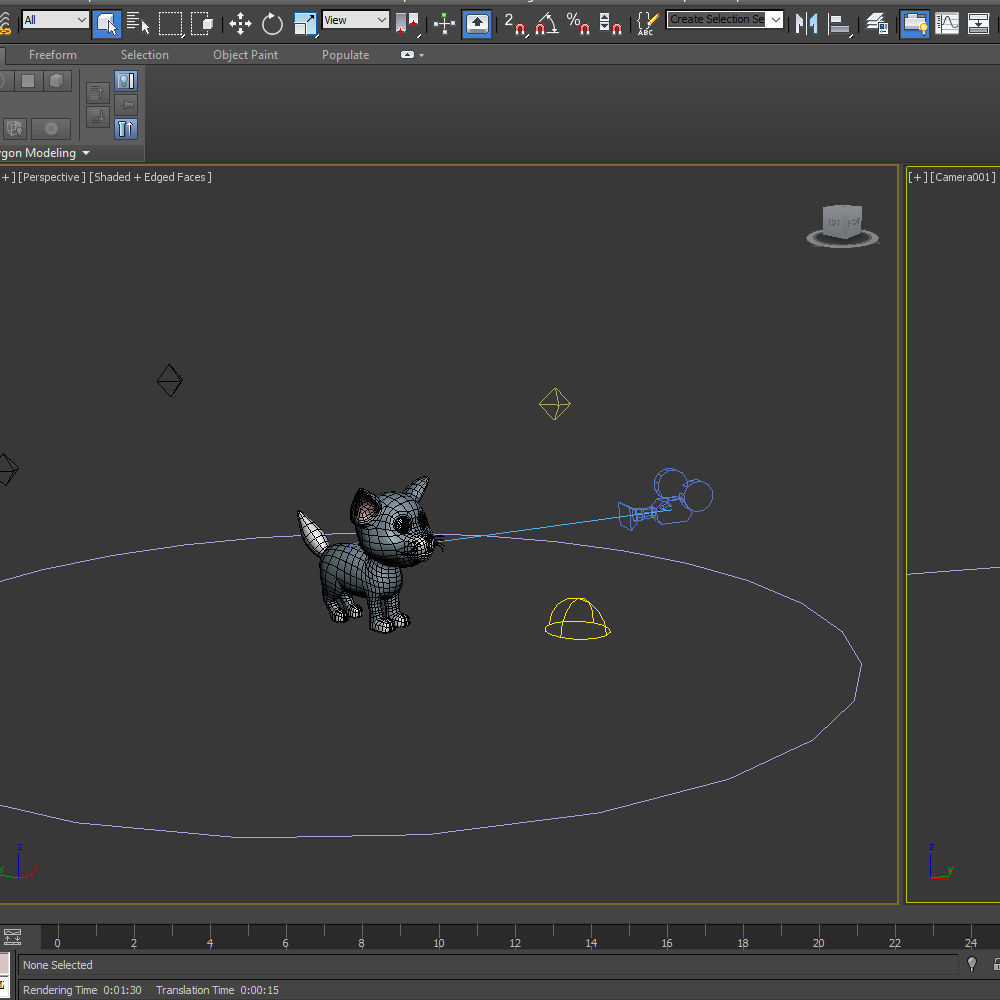 Cat Cartoon 3D model_15