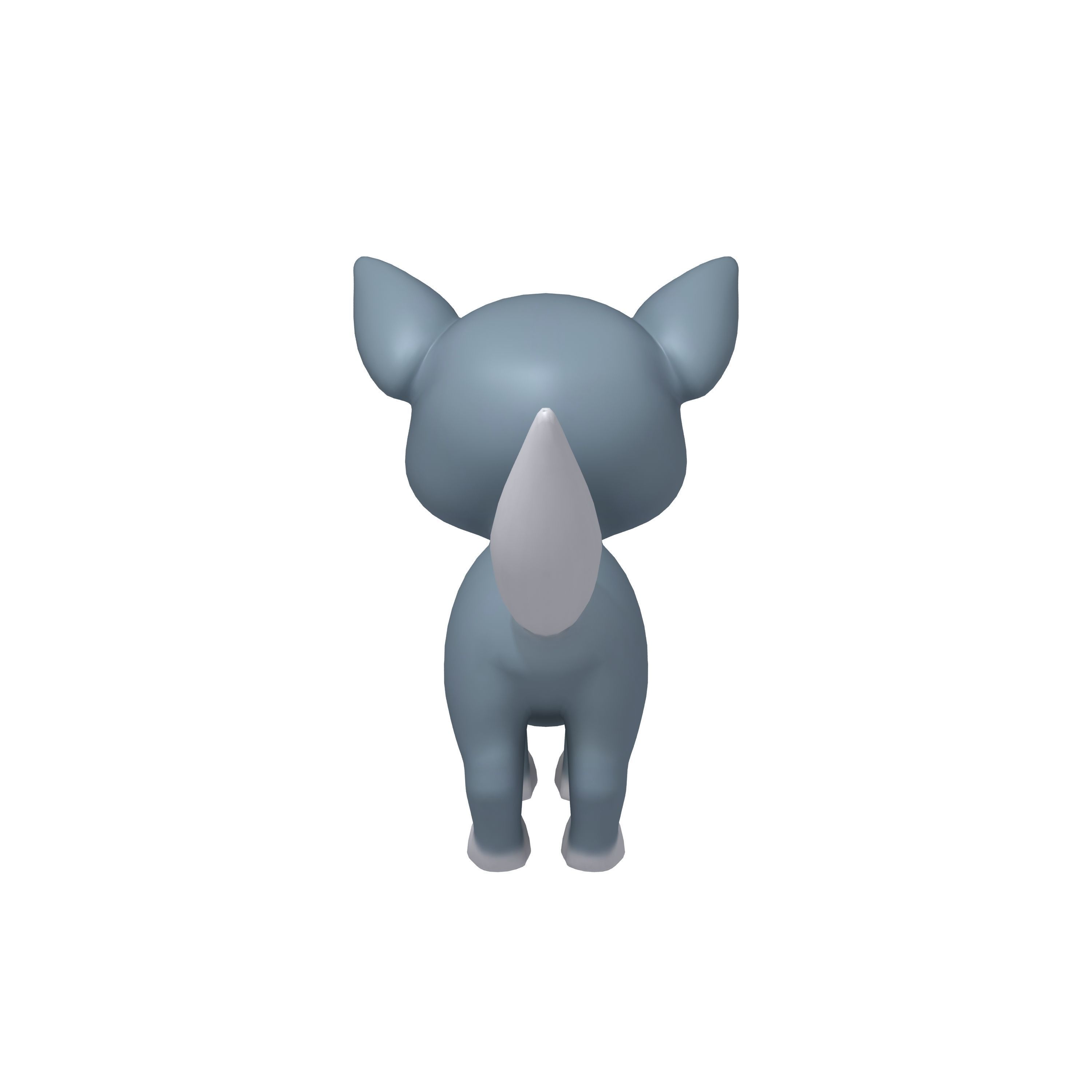 Cat Cartoon 3D model_3