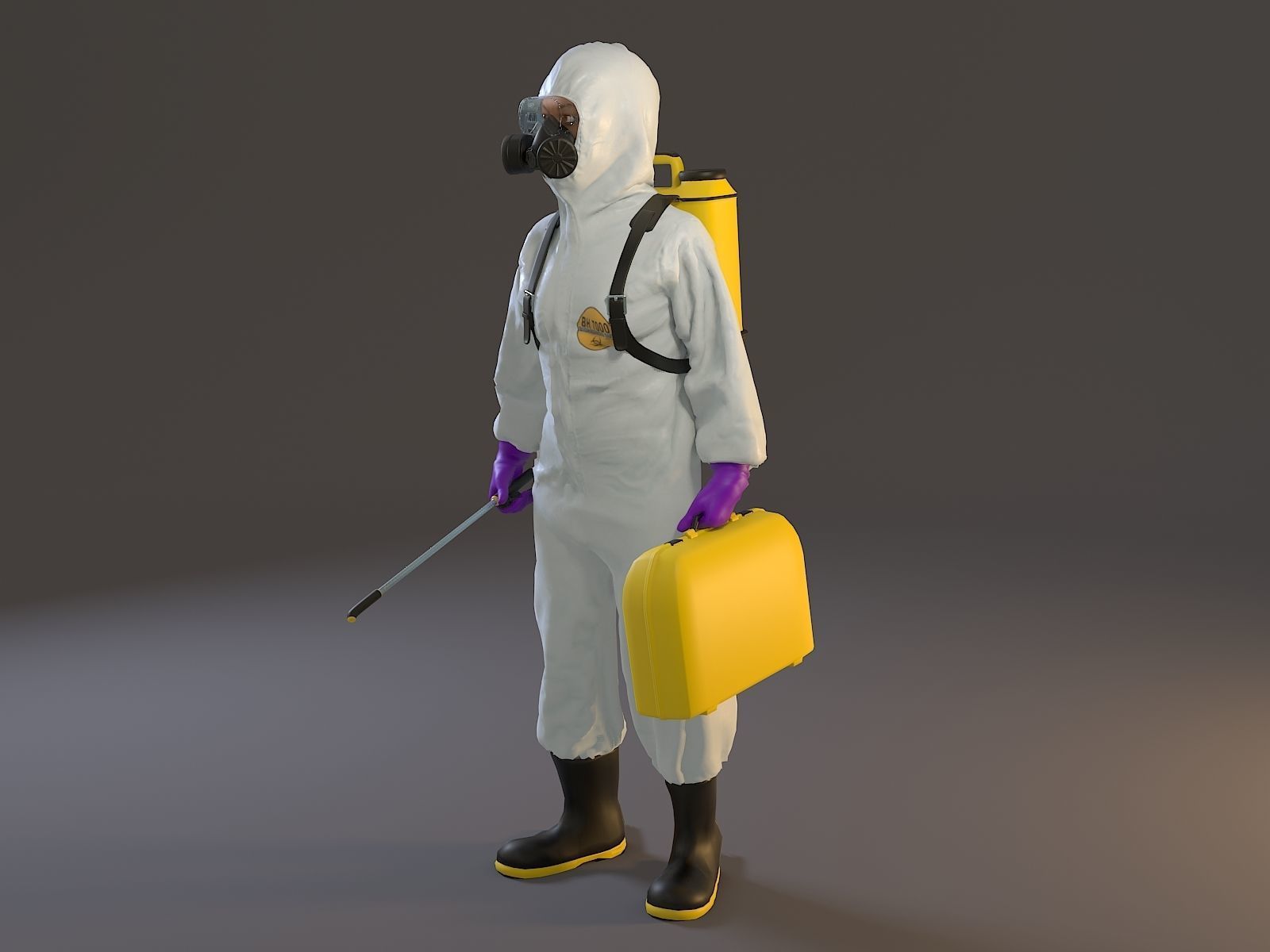 Biohazard Suit Female ACC 2130 005 Low-poly 3D model_1