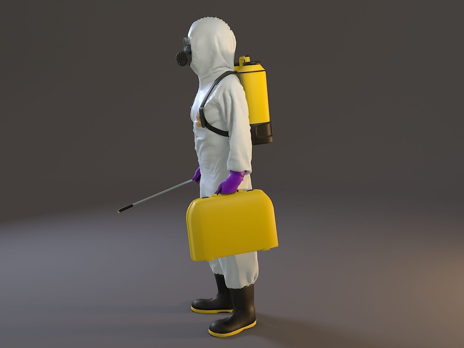Biohazard Suit Female ACC 2130 005 Low-poly 3D model_2