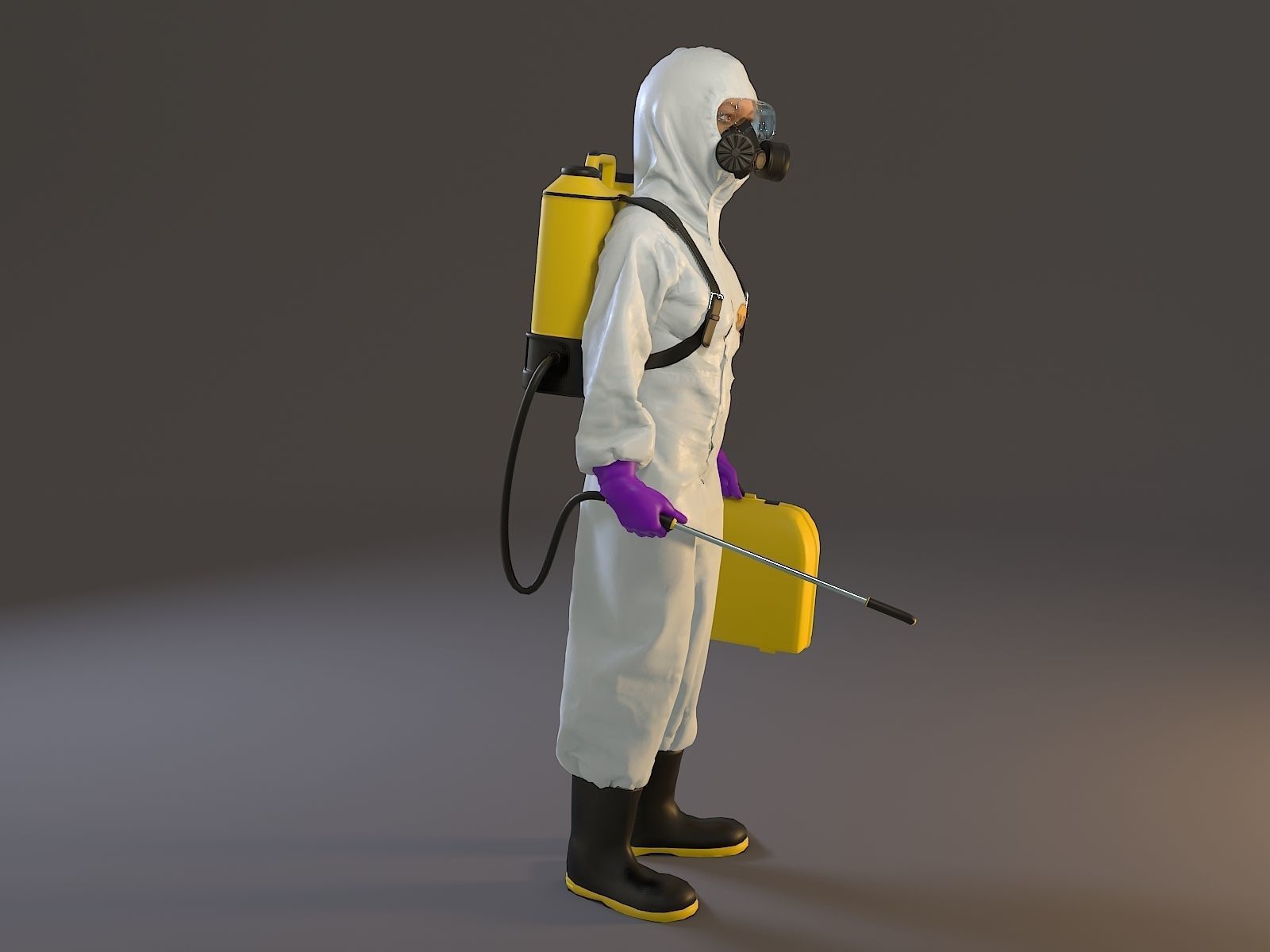 Biohazard Suit Female ACC 2130 005 Low-poly 3D model_8