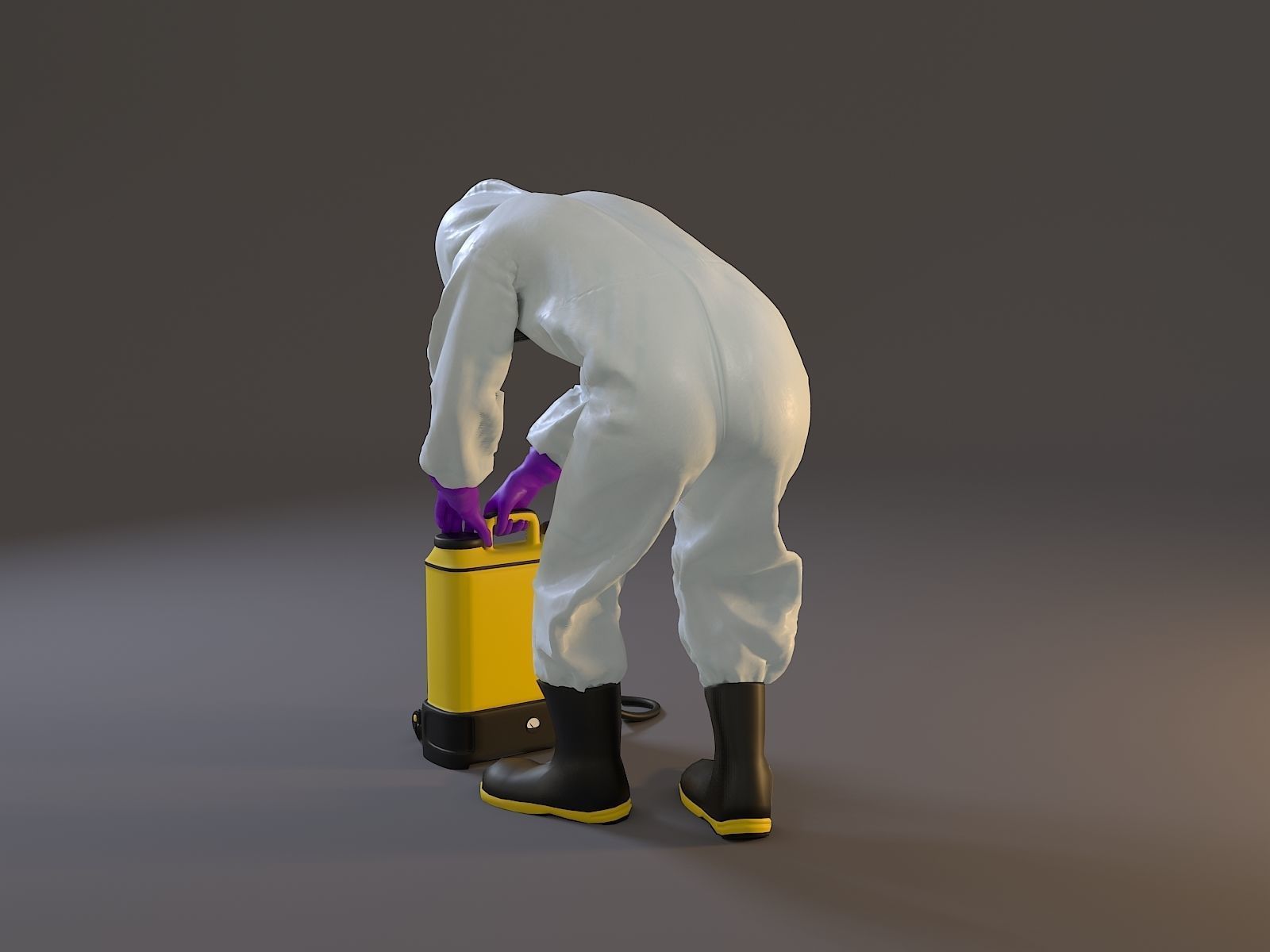 Biohazard Suit Female ACC 2130 007 Low-poly 3D model_4