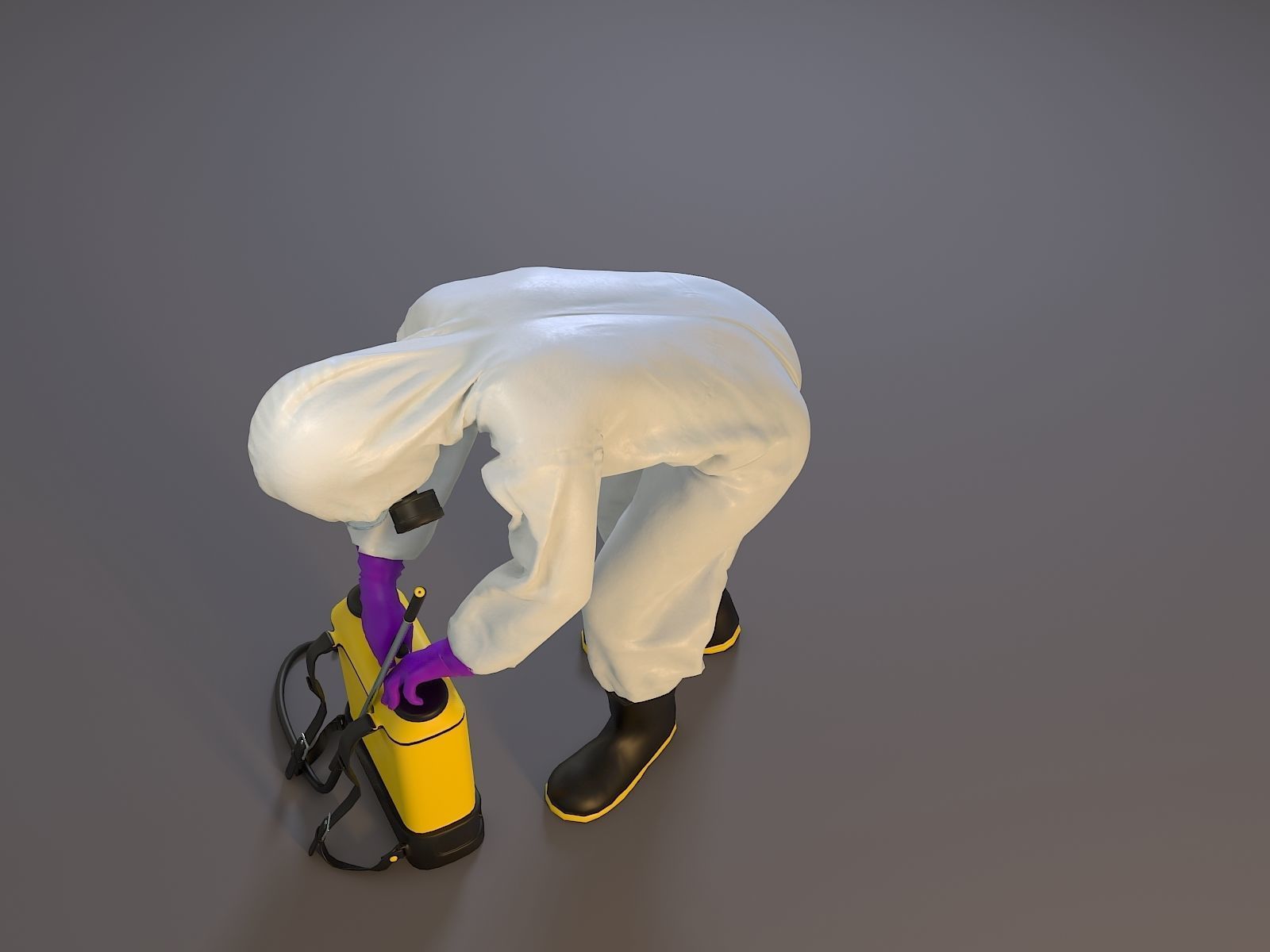 Biohazard Suit Female ACC 2130 007 Low-poly 3D model_14
