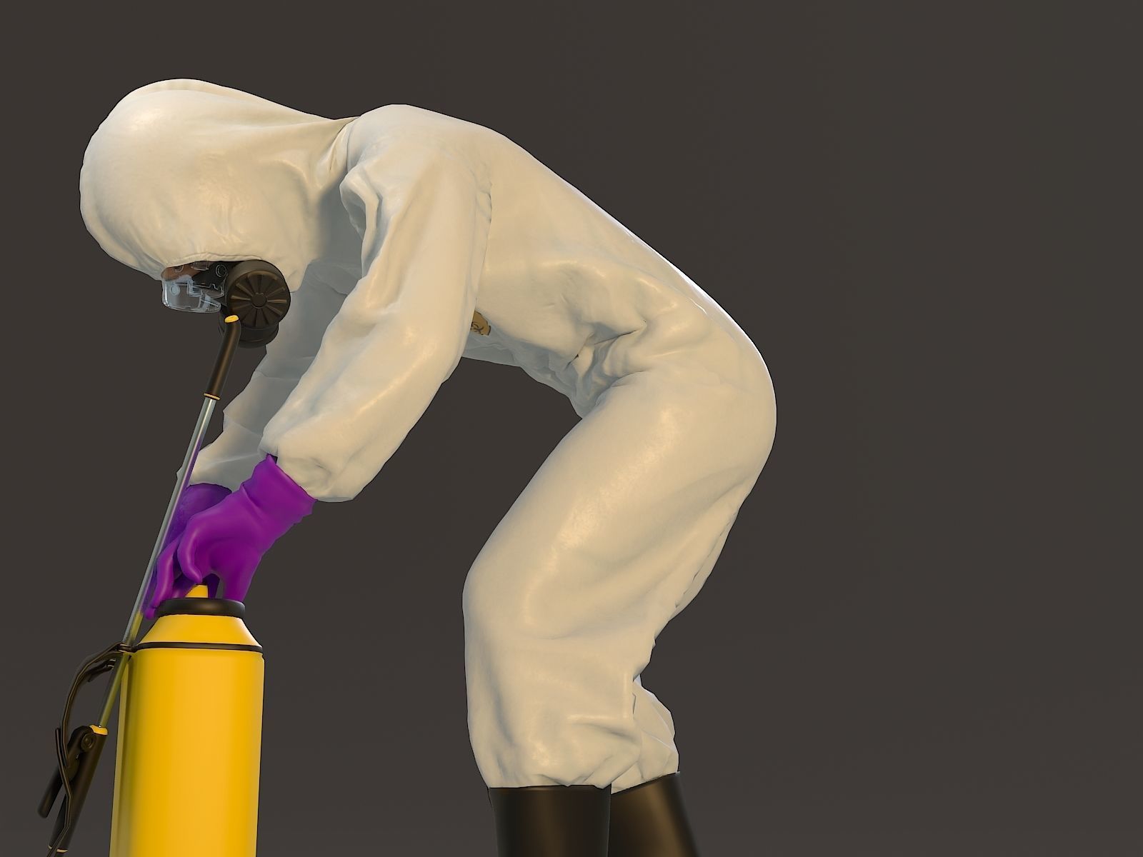 Biohazard Suit Female ACC 2130 007 Low-poly 3D model_16