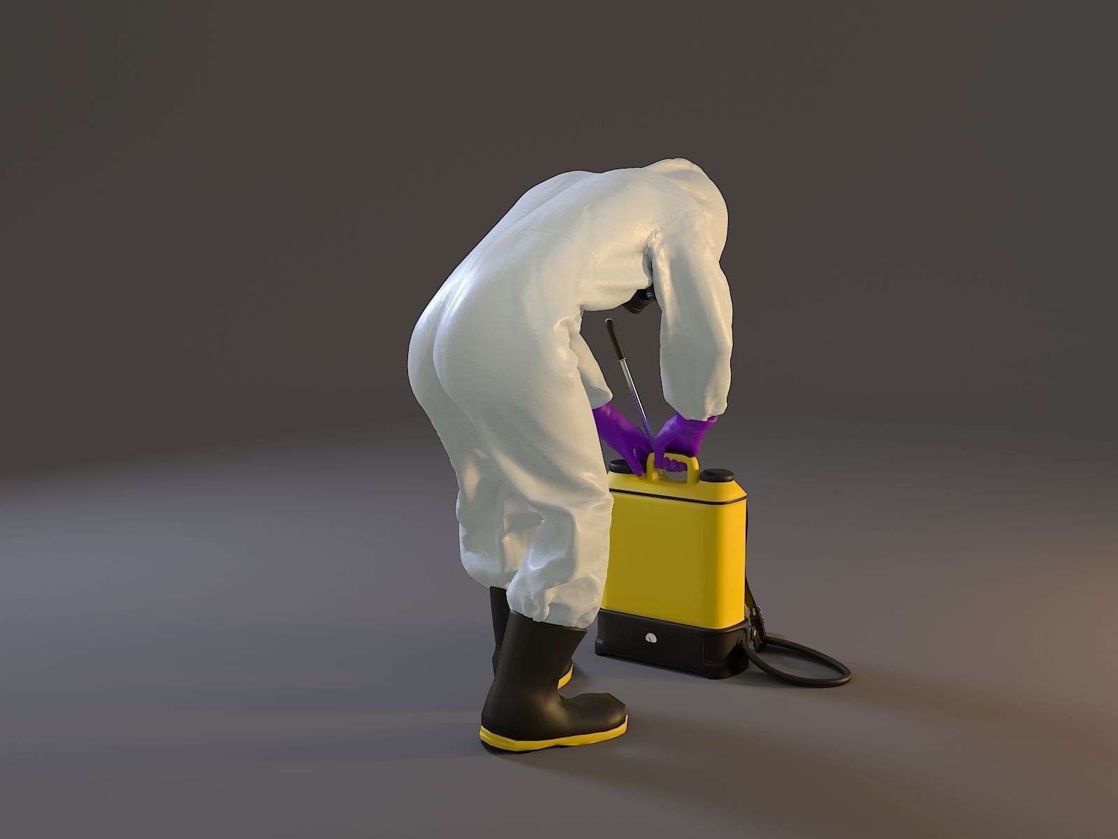 Biohazard Suit Female ACC 2130 007 Low-poly 3D model_6