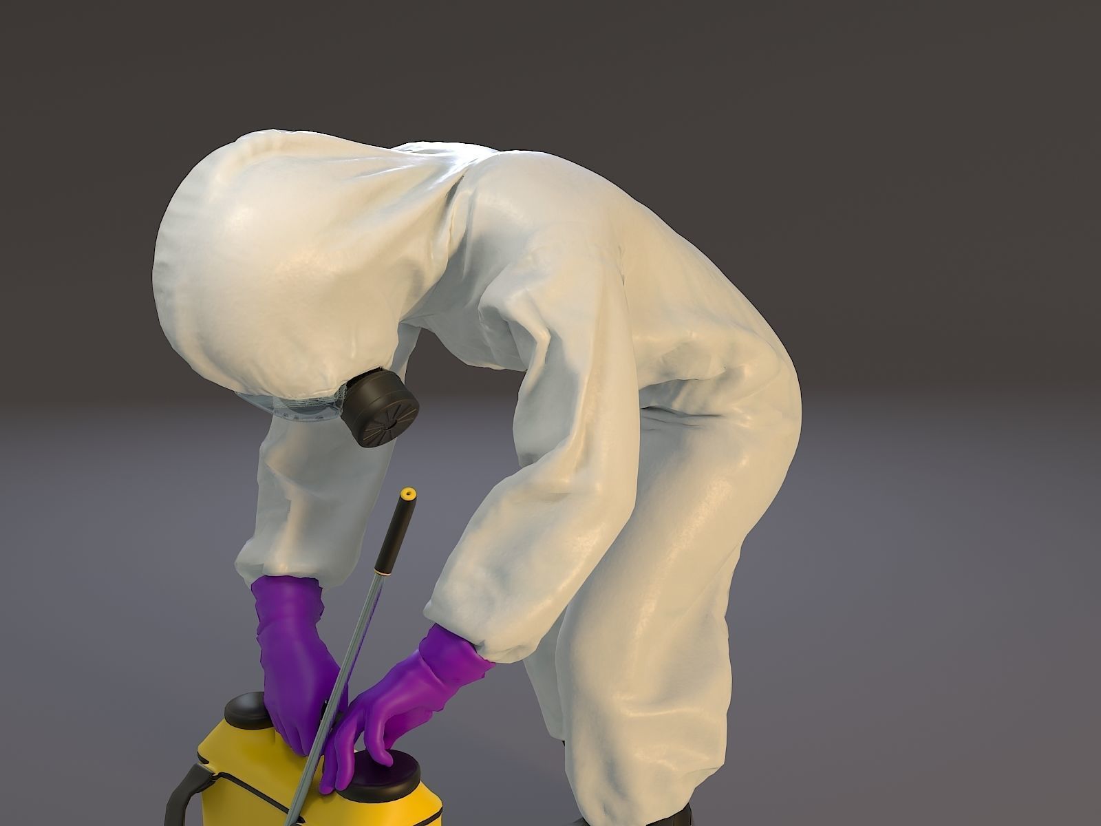 Biohazard Suit Female ACC 2130 007 Low-poly 3D model_17