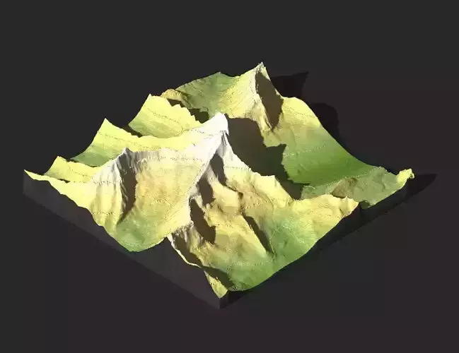 3D MODEL OF BLANCA PEAK FOR CNC AND 3D PRINTING 3D model