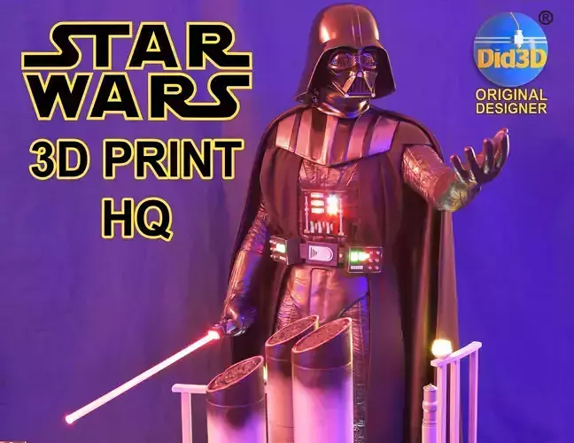 Darth Vader HQ The Empire Strikes Back 1-3 SCALE 70cm 3D print 3D print model