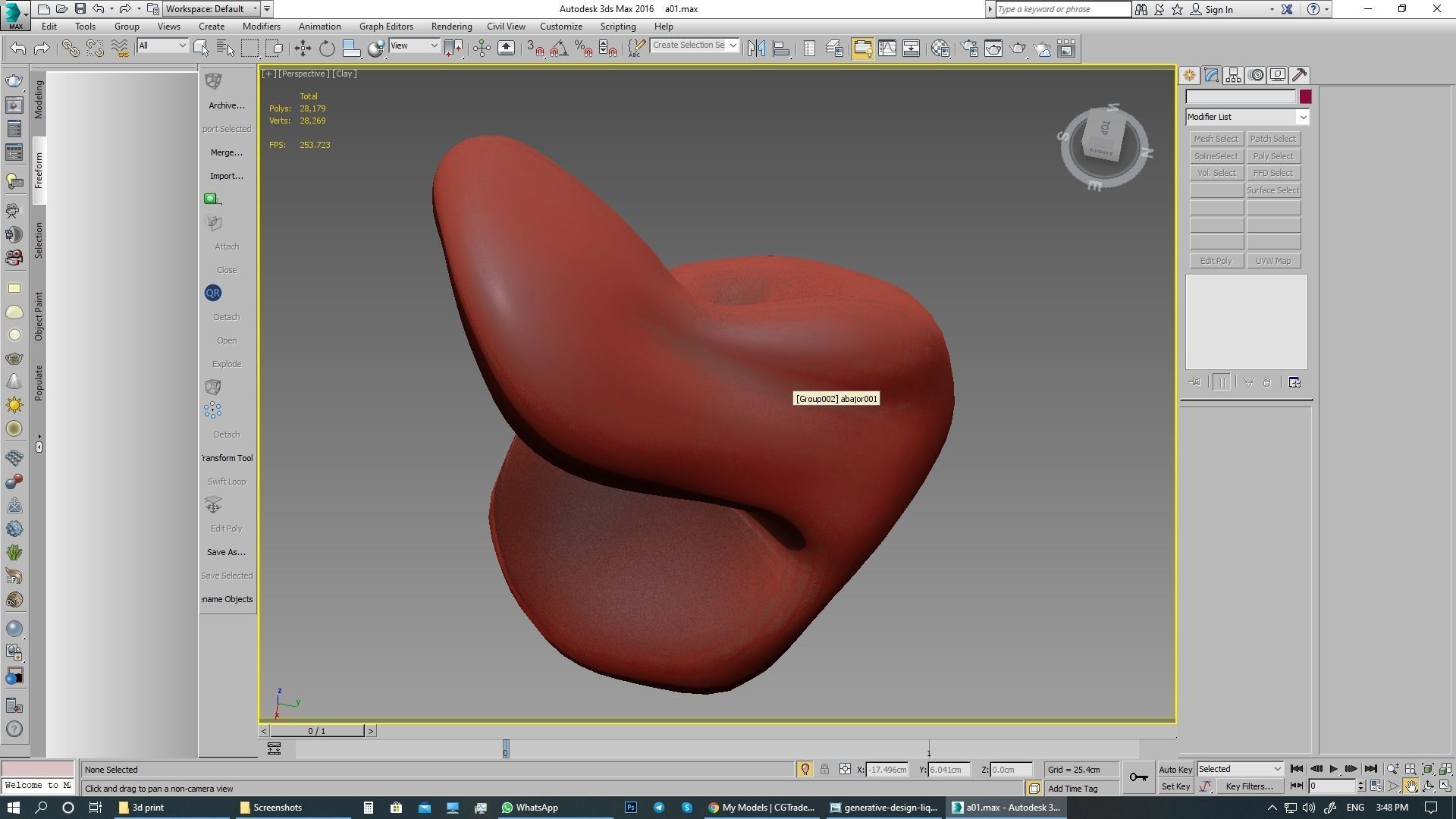 lighting 3d print model table lamp with sculpture 3D model_19