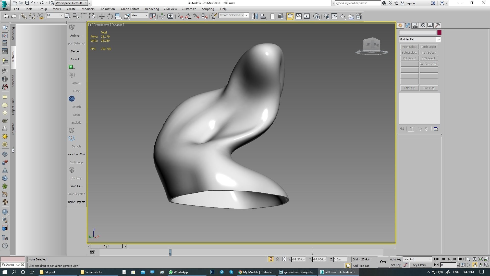 lighting 3d print model table lamp with sculpture 3D model_26