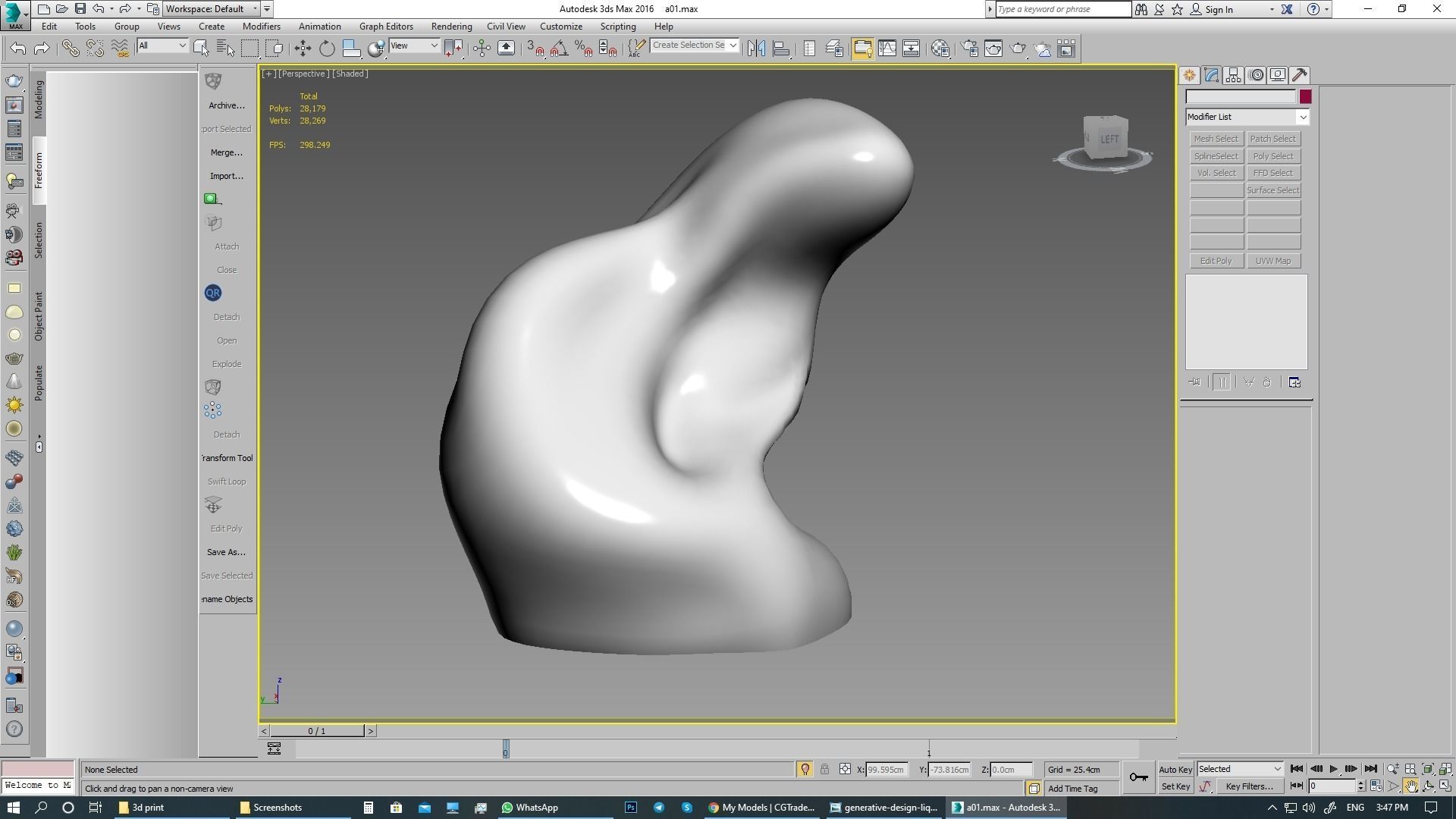 lighting 3d print model table lamp with sculpture 3D model_27